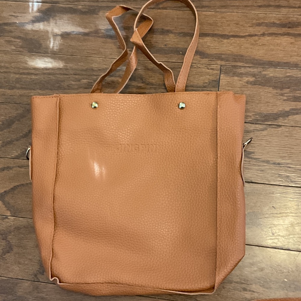 Elegant Tan Tote Bag